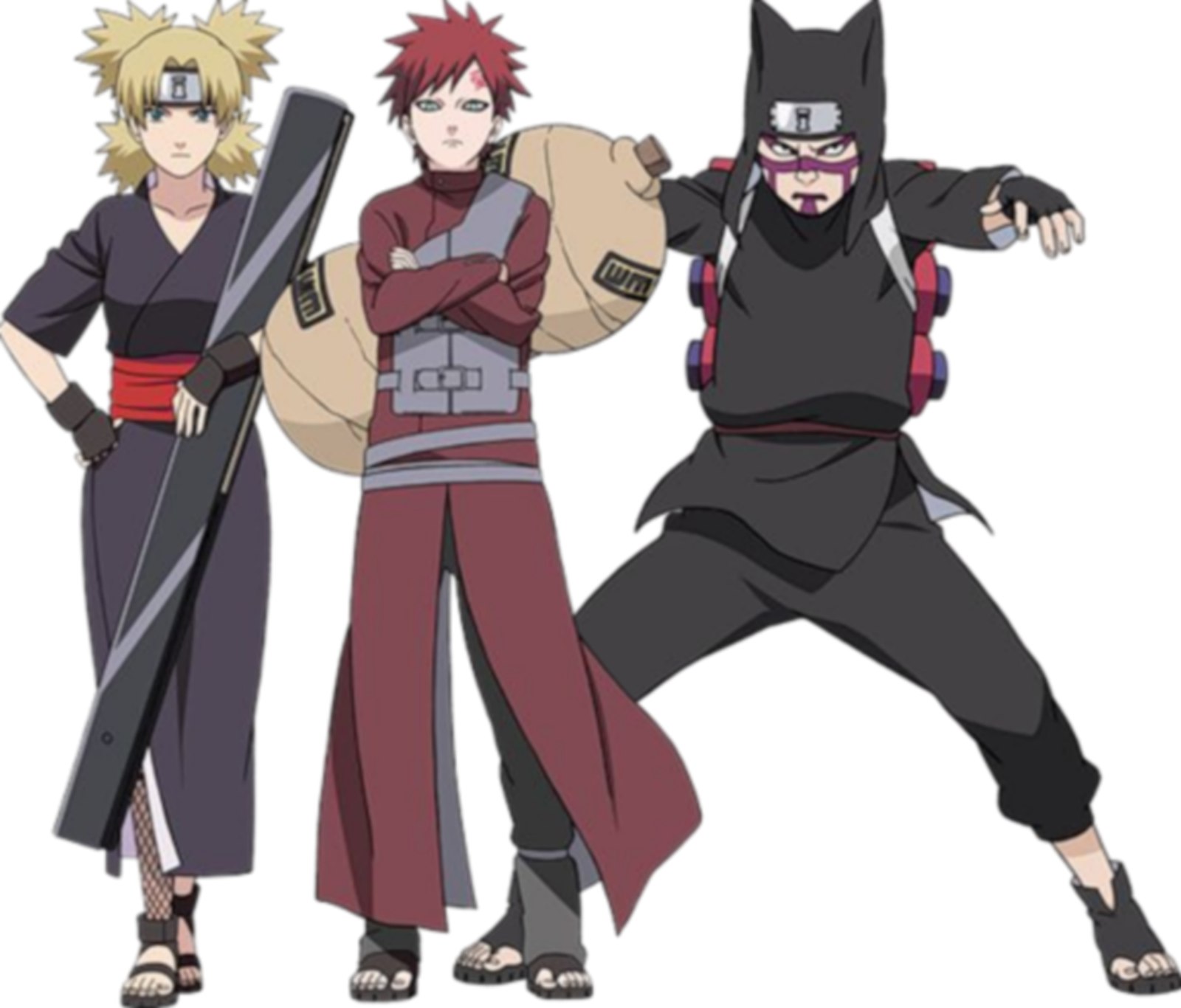 Gaara kankuro and temari